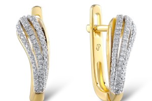 14KYW Earrings Diamond (E303971DIA14KYW)