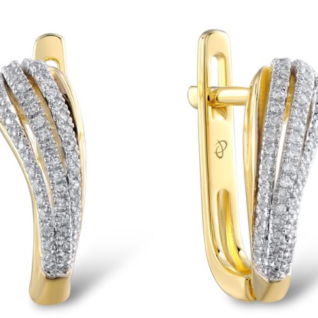 14KYW Earrings Diamond (E303971DIA14KYW)