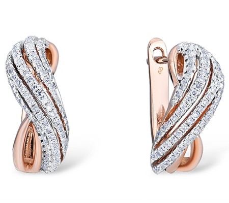 14KRW Earrings Diamond (E303979DIA14KRW)