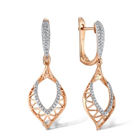 14KRW Earrings Diamond (E303995DIA14KRW)