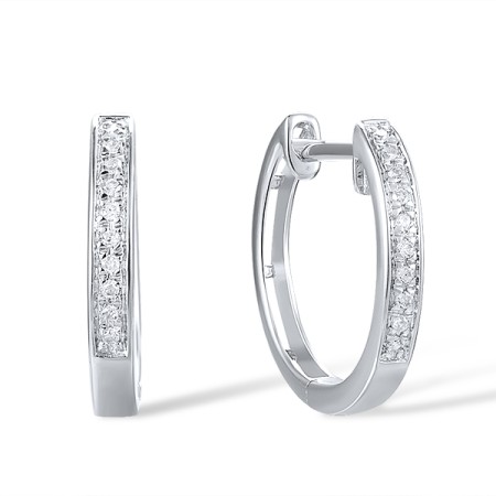 14KW Earrings Diamond (E304205DIA14KW)