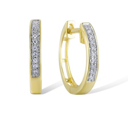 14KYW Earrings Diamond (E304205DIA14KYW)