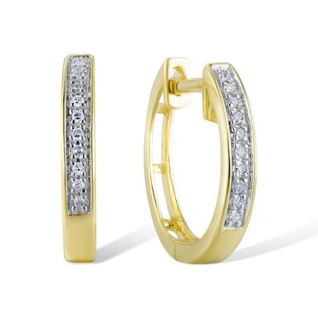14KYW Earrings Diamond (E304205DIA14KYW)