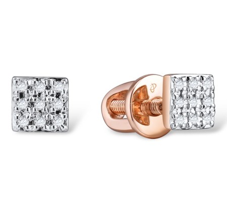 14KRW Earrings Diamond (E304206DIA14KRW-SR)