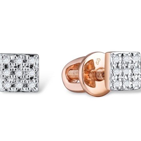 14KRW Earrings Diamond (E304206DIA14KRW-SR)