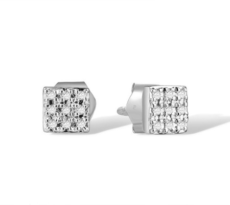 14KW Earrings Diamond (E304206DIA14KW)