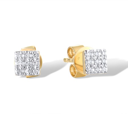14KYW Earrings Diamond (E304206DIA14KYW)