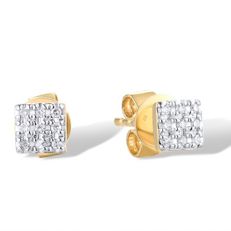 14KYW Earrings Diamond (E304206DIA14KYW)
