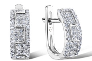 14KW Earrings Diamond (E304251DIA14KW)