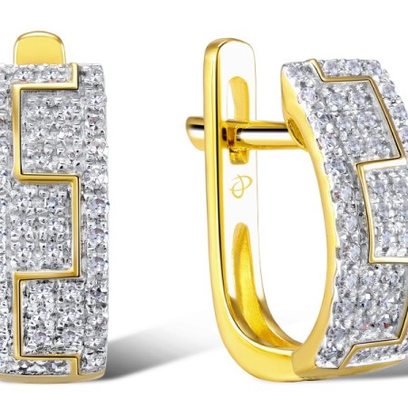 14KYW Earrings Diamond （E304251DIA14KYW）