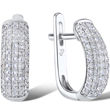 14KW Earrings Diamond (E304252DIA14KW)