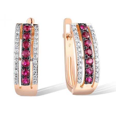 14KRWB Earrings  (E304253RUY14KRWB)