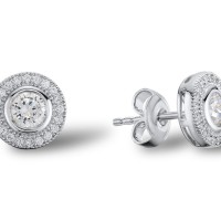 Sterling Silver Earrings White Cubic Zirconia (E304346WCZSL925)