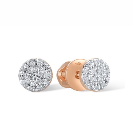 14KRW Earrings Diamond (E304374DIA14KRW-SR)