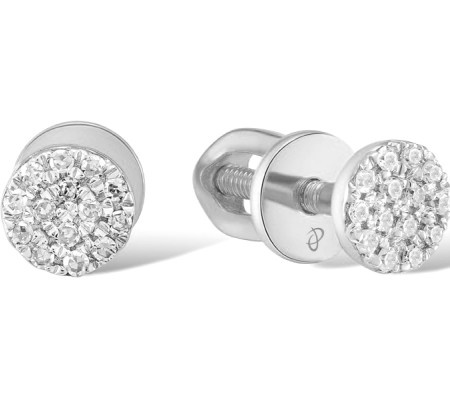 14KW Earrings Diamond (E304374DIA14KW-SR)
