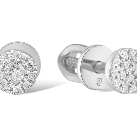 14KW Earrings Diamond (E304374DIA14KW-SR)