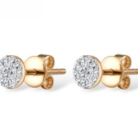 14KYW Earrings Diamond (E304374DIA14KYW)