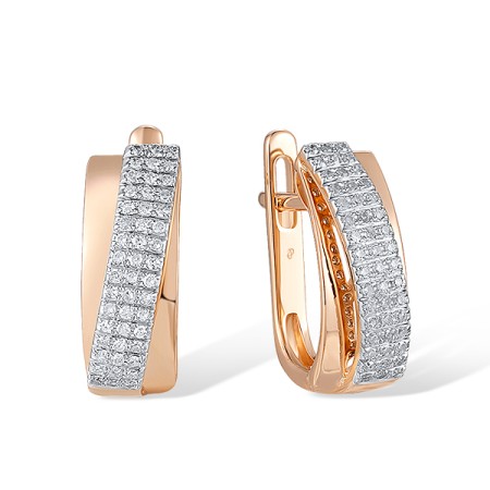 14KRW Earrings Diamond (E304376DIA14KRW)