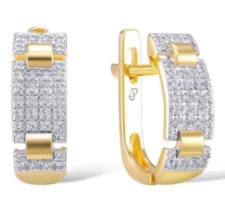14KYW Earrings Diamond (E304377DIA14KYW)