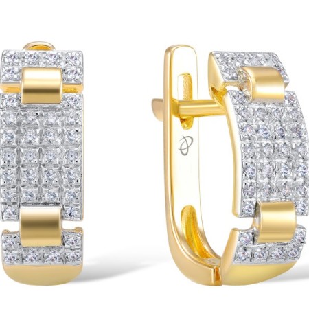 14KYW Earrings Diamond (E304377DIA14KYW)