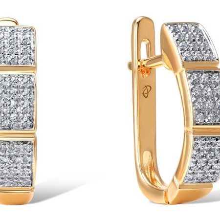 14KRW Earrings Diamond (E304378DIA14KRW)