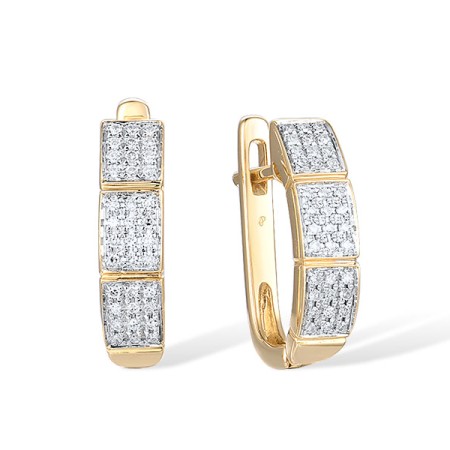 14KYW Earrings Diamond (E304378DIA14KYW)