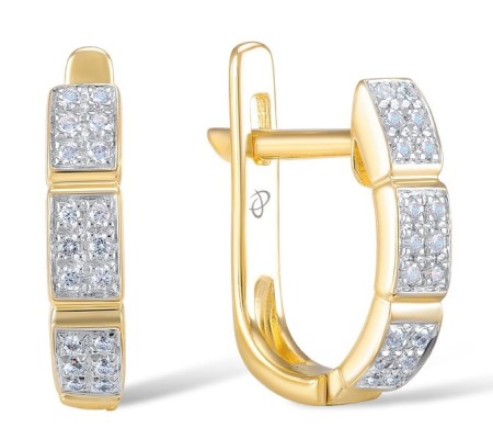 14KYW Earrings Diamond (E304379DIA14KYW)
