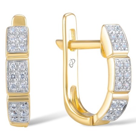 14KYW Earrings Diamond (E304379DIA14KYW)