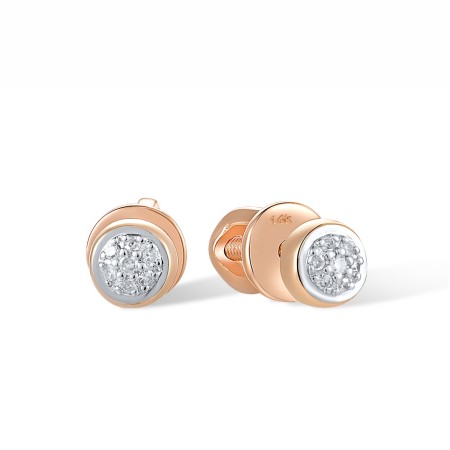 14KRW Earrings Diamond (E304394DIA14KRW-SR)