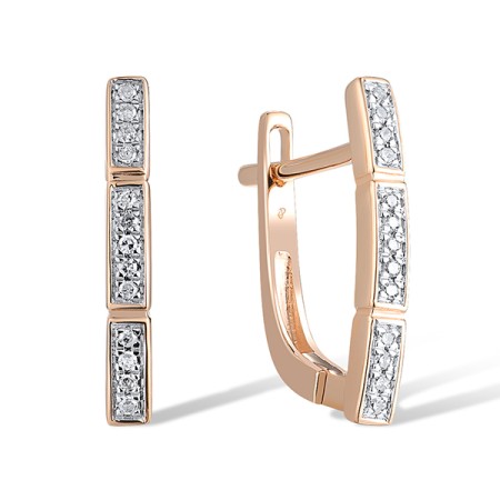 14KRW Earrings Diamond (E304405DIA14KRW)