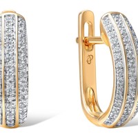 14KRW Earrings Diamond (E304417DIA14KRW)