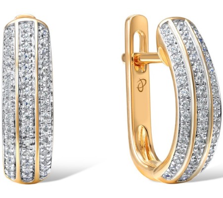 14KRW Earrings Diamond (E304417DIA14KRW)