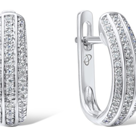 14KW Earrings Diamond (E304417DIA14KW)