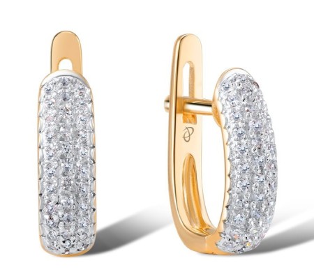14KRW Earrings Diamond (E304422DIA14KRW)
