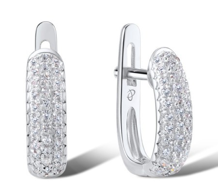 14KW Earrings Diamond (E304422DIA14KW)
