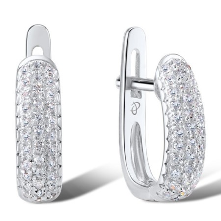 14KW Earrings Diamond (E304422DIA14KW)