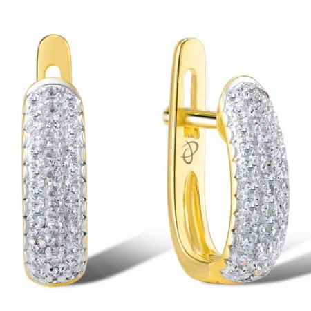 14KYW Earrings Diamond (E304422DIA14KYW)