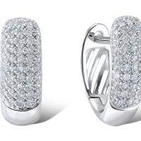 14KW Earrings Diamond (E304430DIA14KW)