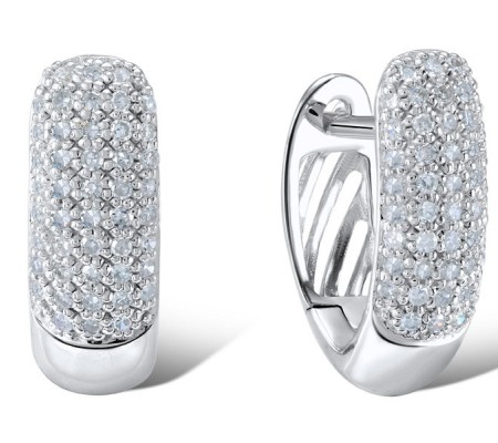 14KW Earrings Diamond (E304430DIA14KW)