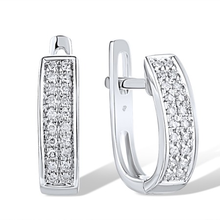 14KW Earrings Diamond (E304432DIA14KW)