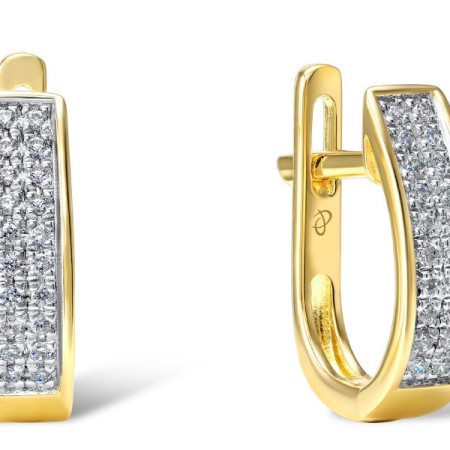 14KYW Earrings Diamond (E304432DIA14KYW)