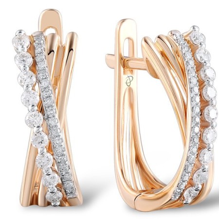 14KRW Earrings Diamond (E304797DIA14KRW)