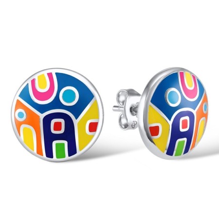 Sterling Silver Earrings Enamel (E305429ENASL925)