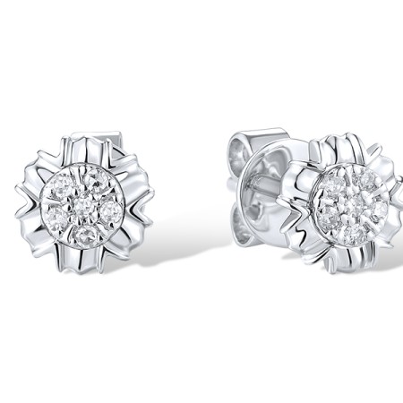 14KW Earrings Diamond (E306133DIA14KW)