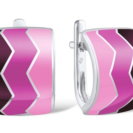 Sterling Silver Earrings Enamel (E306917ENA2SL925)