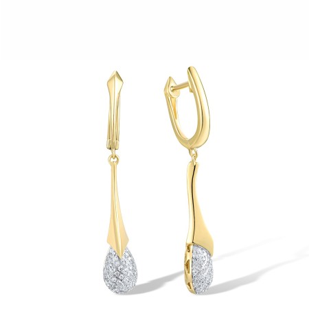 14KYW Earrings Diamond (E307361DIA14KYW)