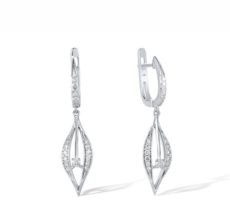 14KW Earrings Diamond (E307364DIA14KW)