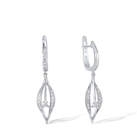 14KW Earrings Diamond (E307364DIA14KW)