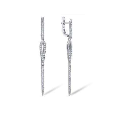 Sterling Silver Earrings White Cubic Zirconia (E307677WCZSL925)