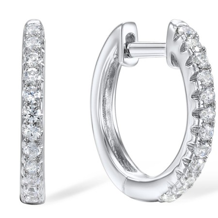 Sterling Silver Earrings White Cubic Zirconia (E307778WCZSL925)